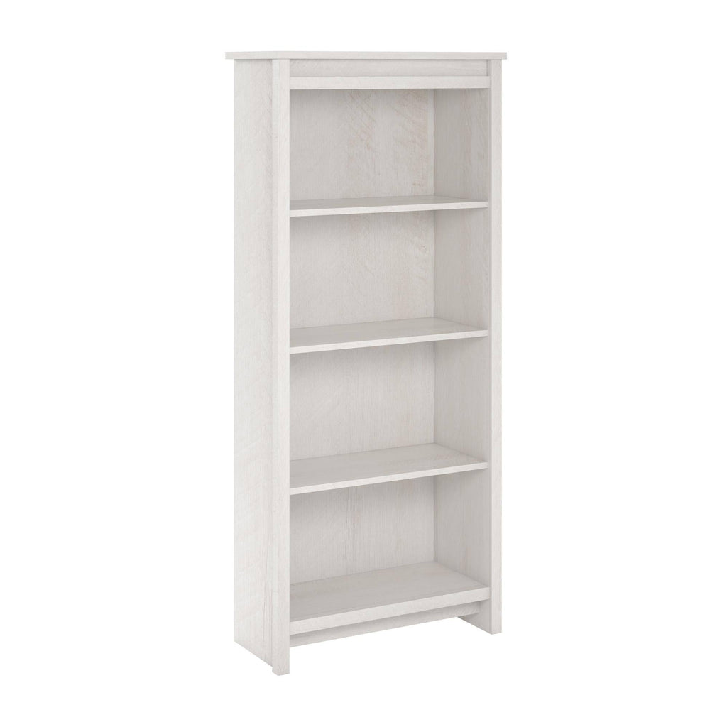 Ivory Oak 4 Shelf Bookcase P617