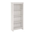 Ivory Oak 4 Shelf Bookcase P617
