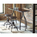 Counter Height 3-Piece Table and Bar Stool Set Z31137