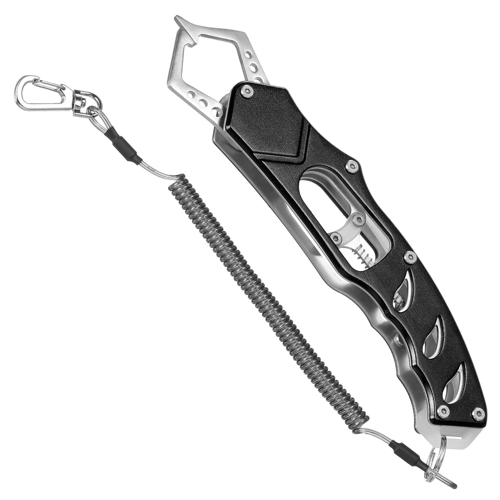 Fishing Tool Combo Kit with Pliers Scissor Fish Gripper Zinger Retractor U85506