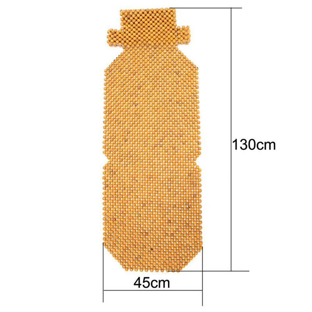 Natural Wood Beaded Car Seat Cover Cush D49624