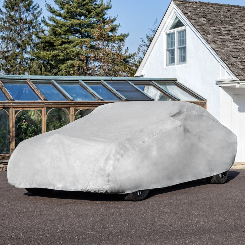 Gray Water-Resistant Car Cover K739