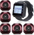 Caregiver Pager, Wrist Call Button, 5 1-Key Call Buttons, Pack of 2 Q893948