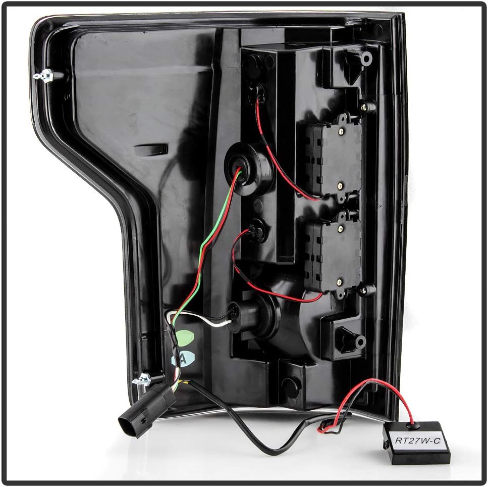 Black Smoked LED Tube Tail Lights for Ford F150 Pickup C578131
