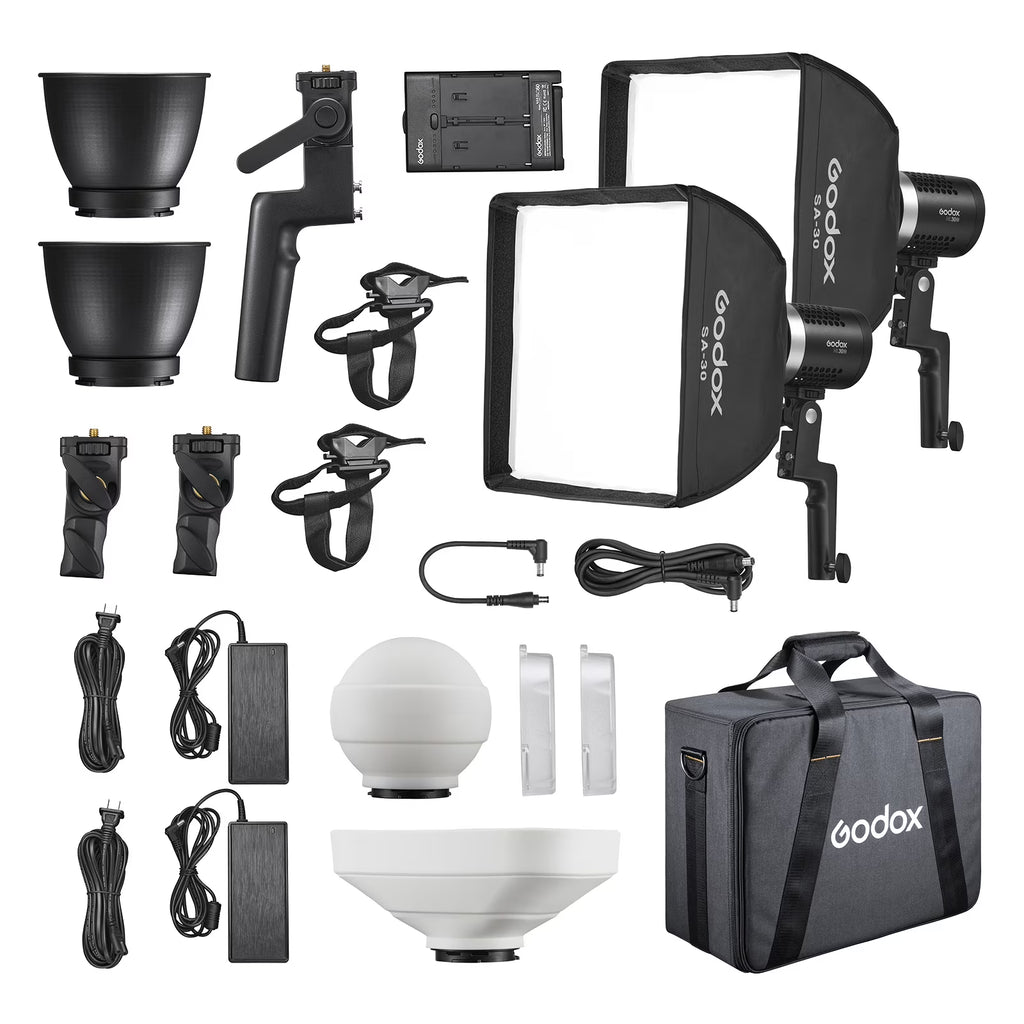 Portable Studio LED Video Light Kit F382