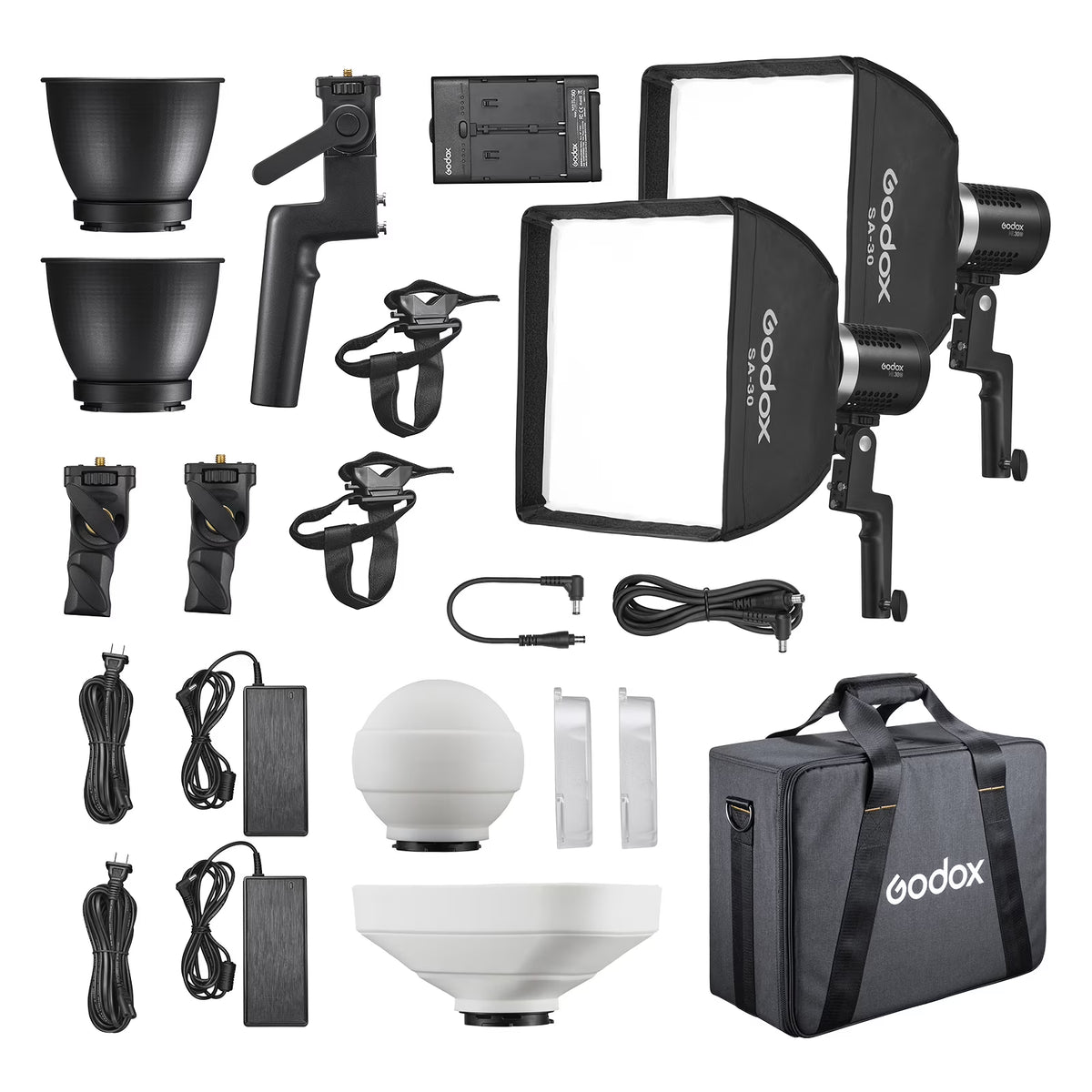 Portable Studio LED Video Light Kit F382