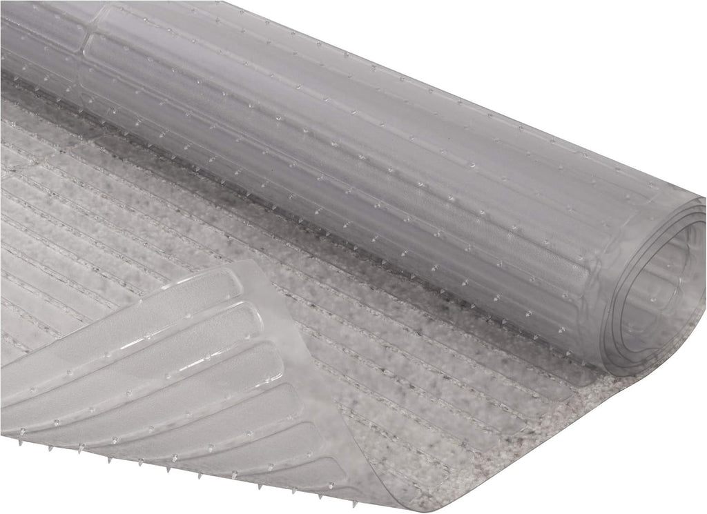 Clear Plastic Floor Protector Mat, 48 Inches x 12 Feet I702337