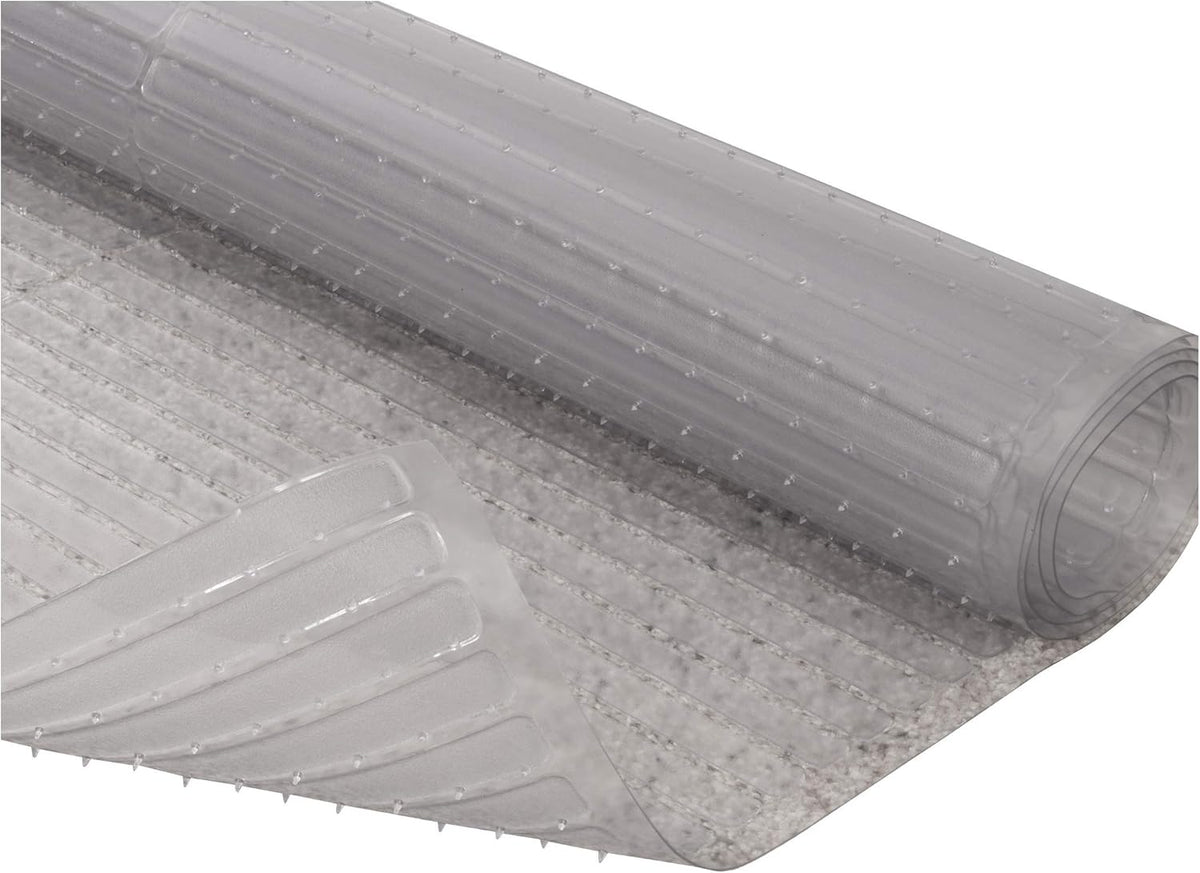 Clear Plastic Floor Protector Mat, 48 Inches x 12 Feet I702337