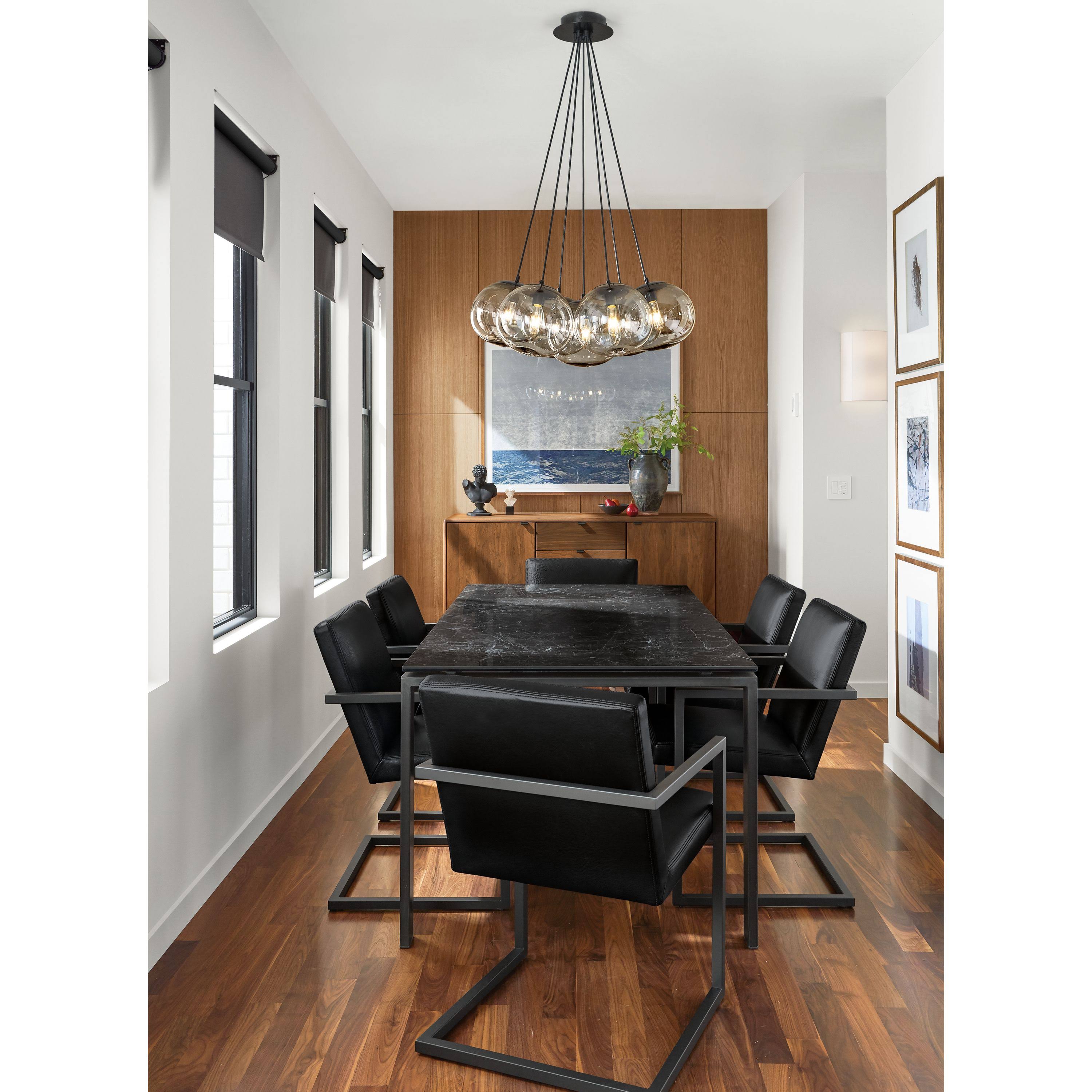 Satin Etched Tempered Glass Top Square Table F100