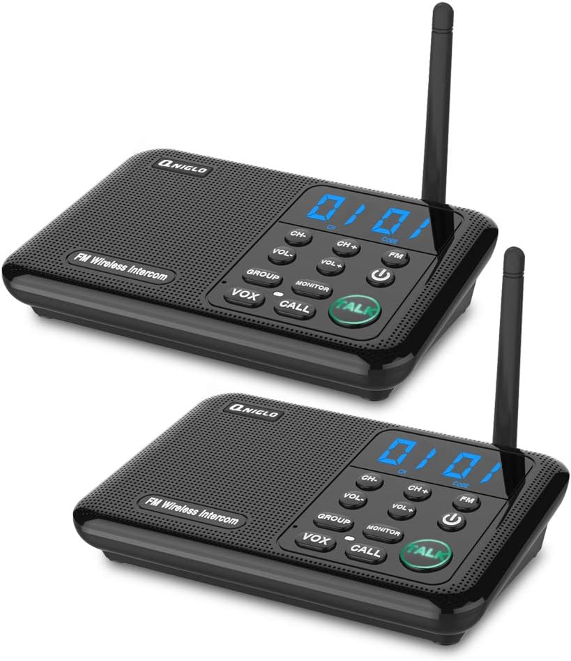 2 Way Wireless Intercom System, Pack of 2 Z341865