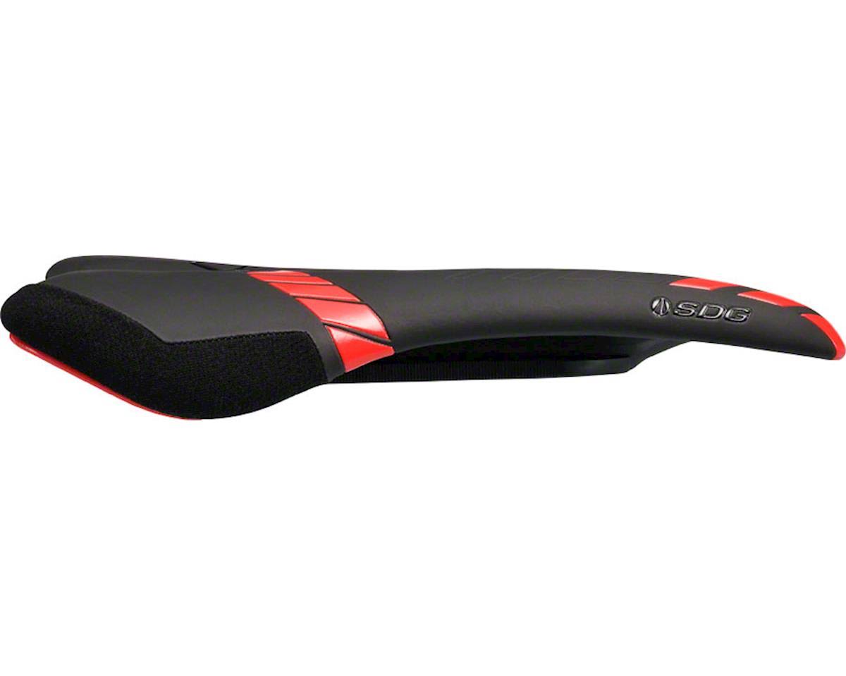 Black/Red I-Beam Saddle S27208