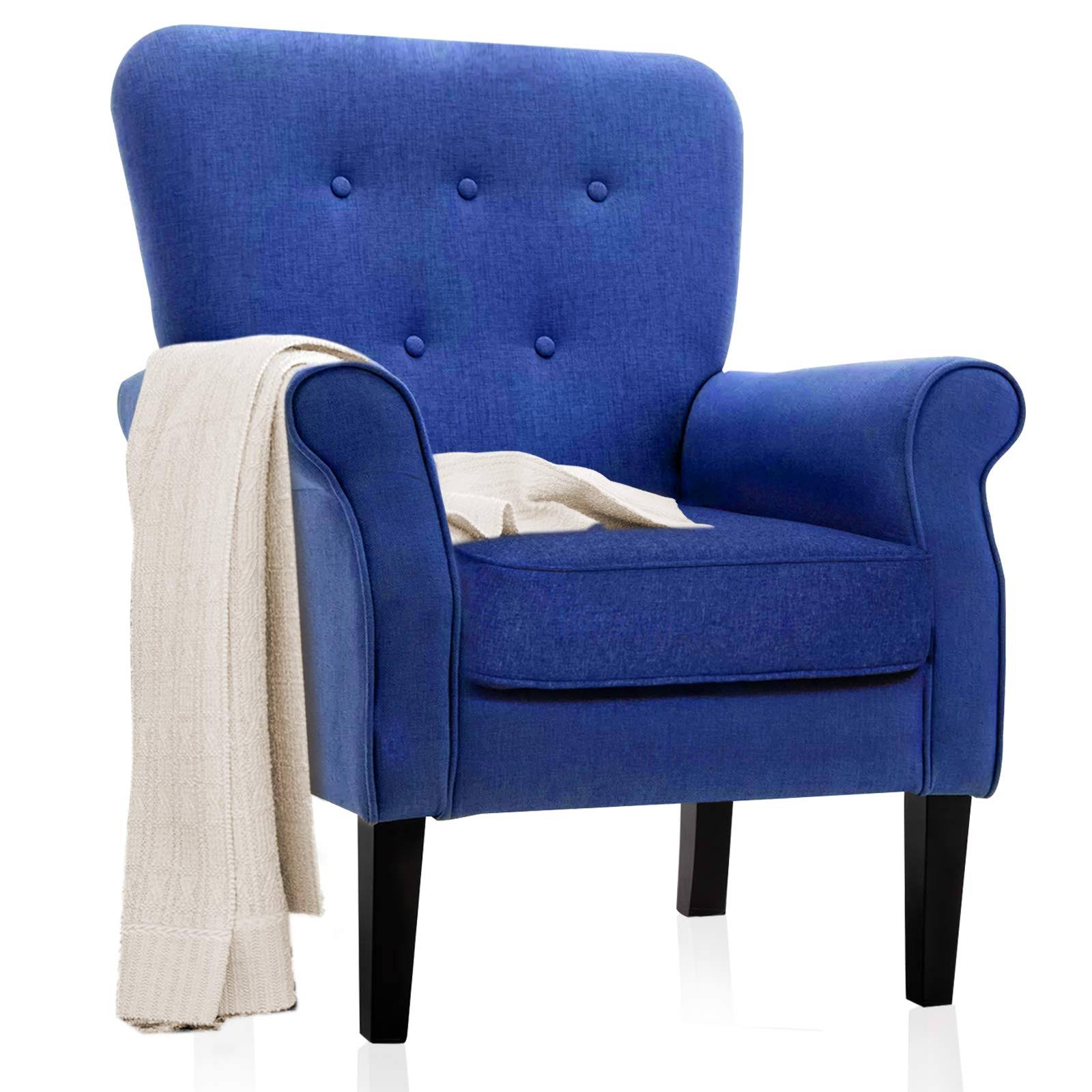 Mid Century Button Tufted Arm Chair Z725177
