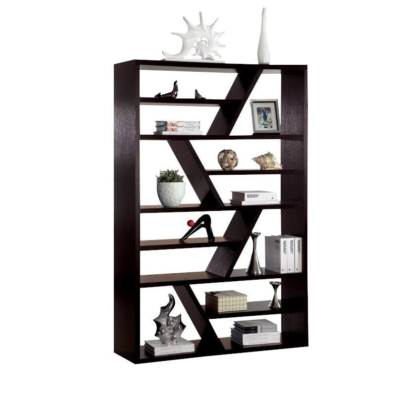 Espresso Modern Bookcase T3072