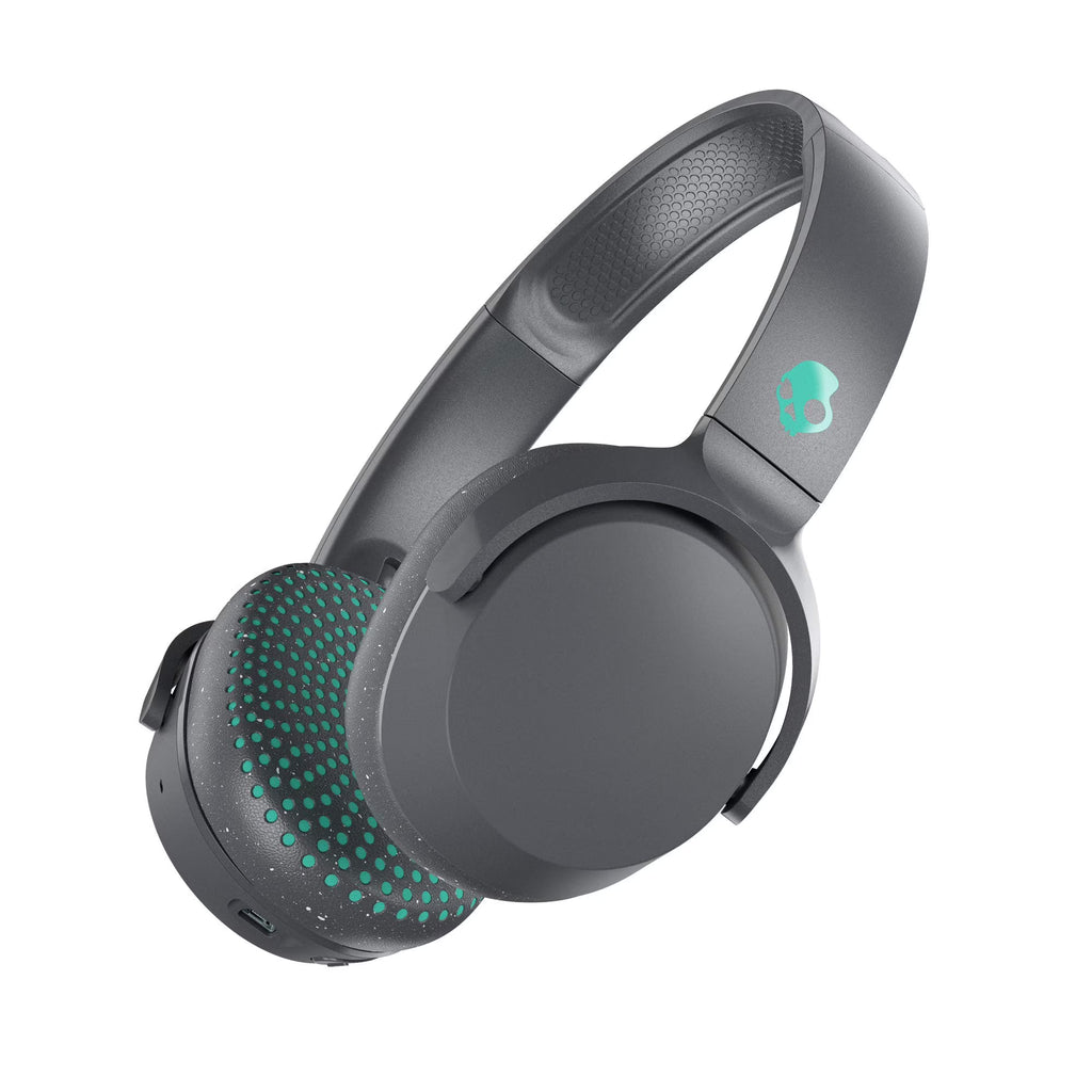 Grey On-Ear Wireless Headphones with Microphone V72435
