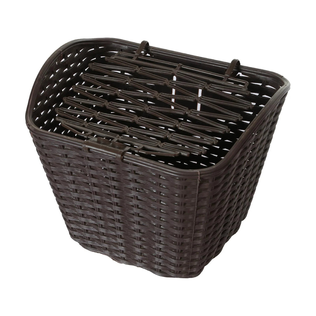 Khaki Bike Basket with Cover S5985