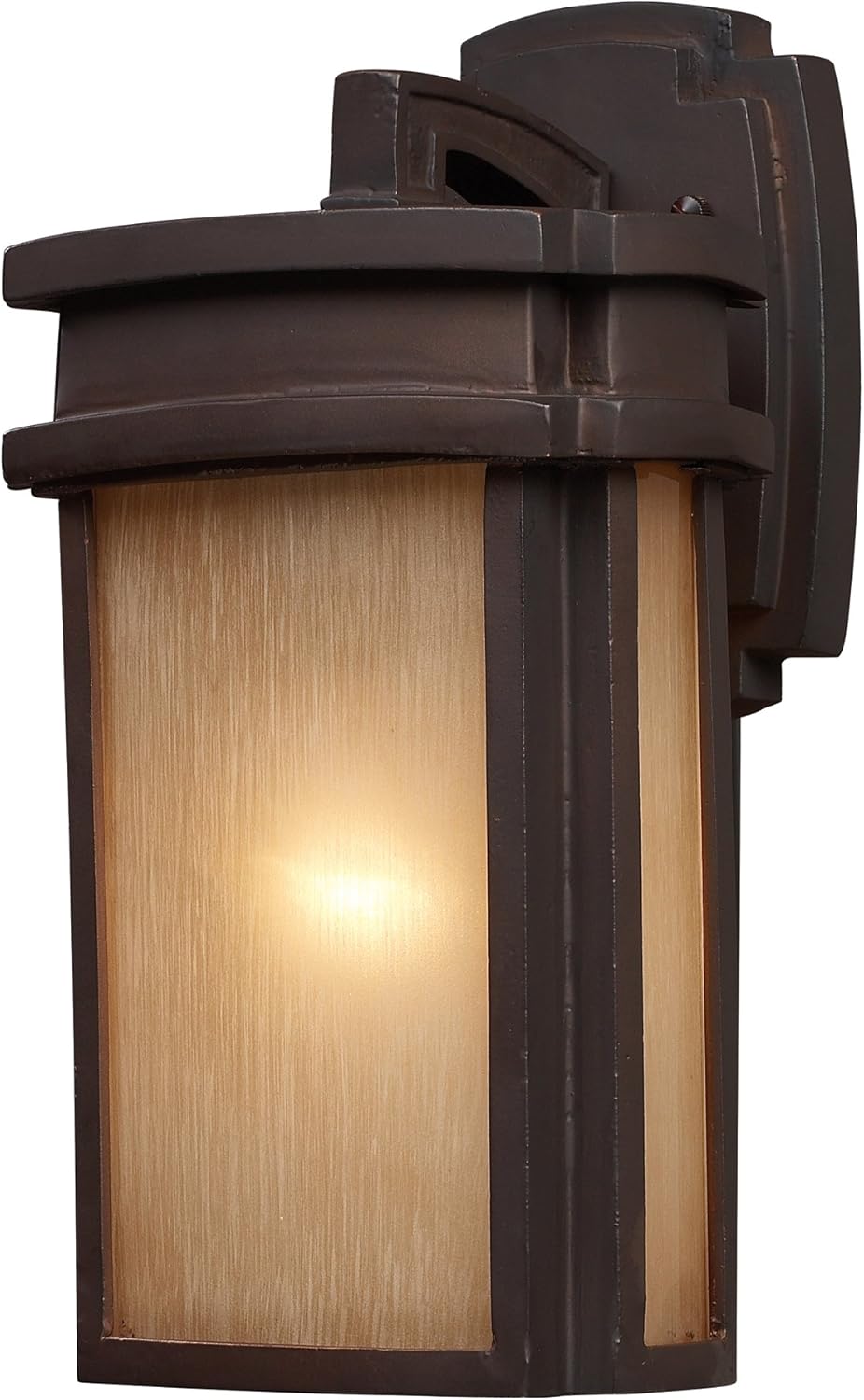 One Light Outdoor Wall Sconce with Clay Bronze Finish O467