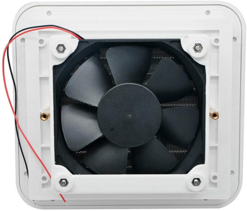 White Caravan Motorhome Side Ventilation Fan N565