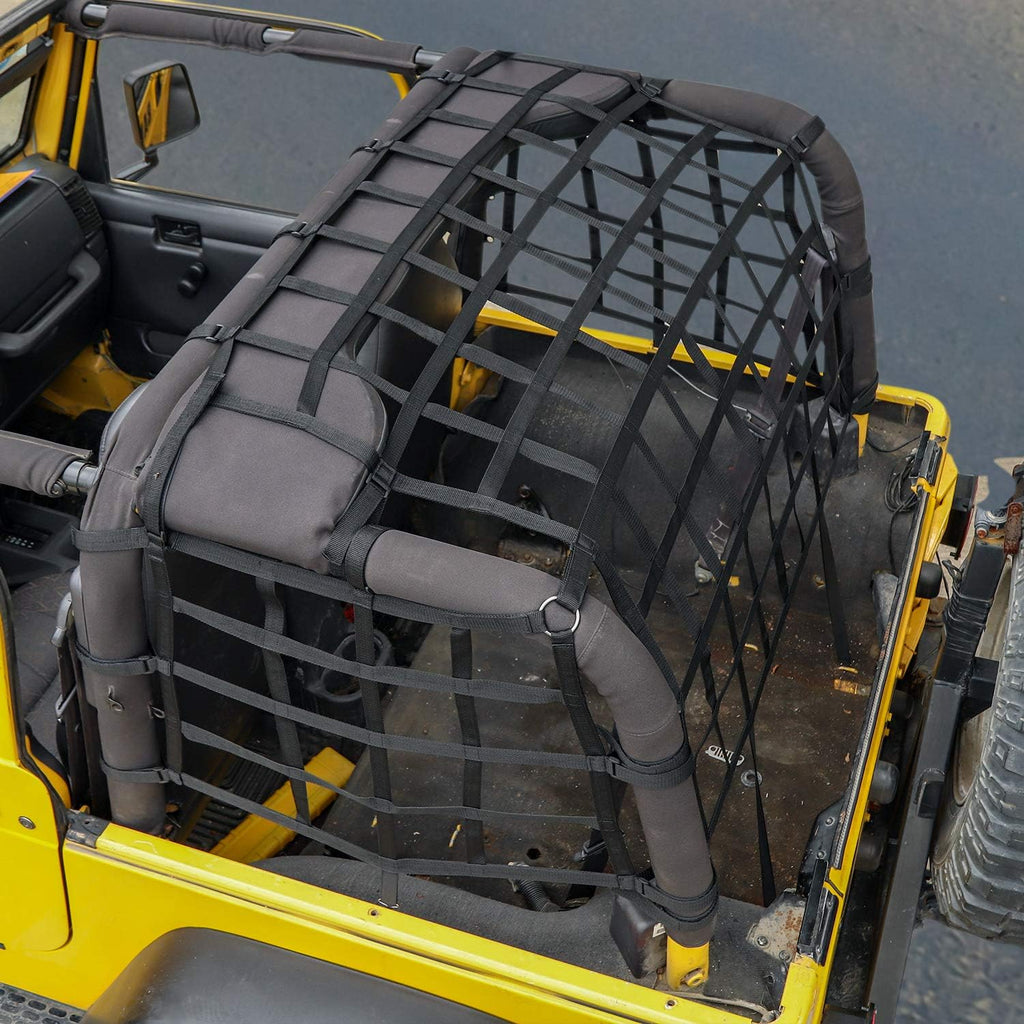 3 Set Mesh Cargo Netting for Jeep Wrangler TJ S474662