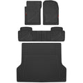 Universal Front & Rear Rubber Car Floor Mats with Trunk I94857
