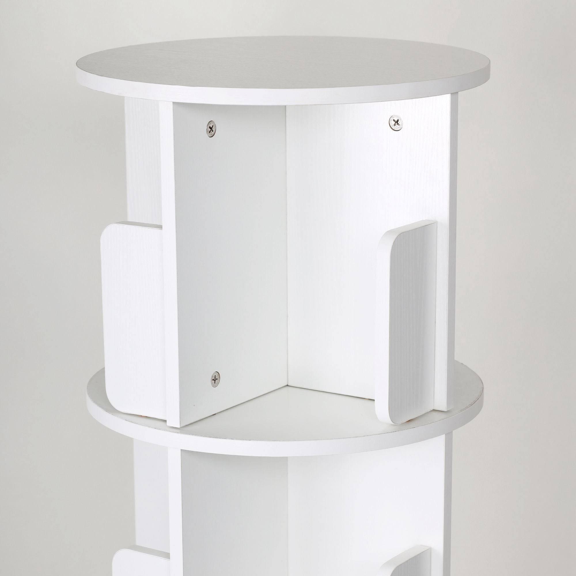 Dark Walnut Rotating Bookshelf P4016