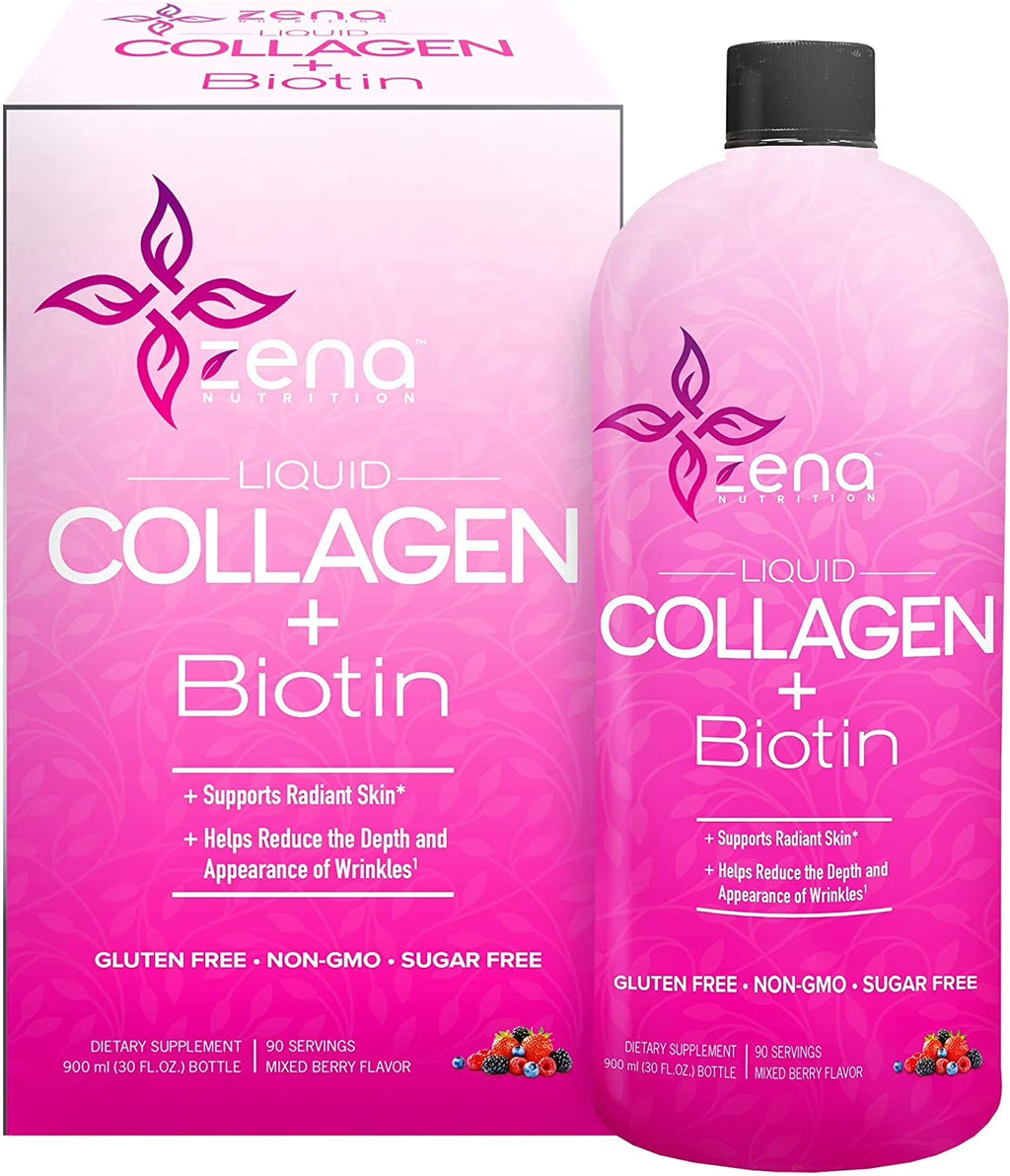 Liquid Collagen + Biotin, 30 Fluid Ounce E996