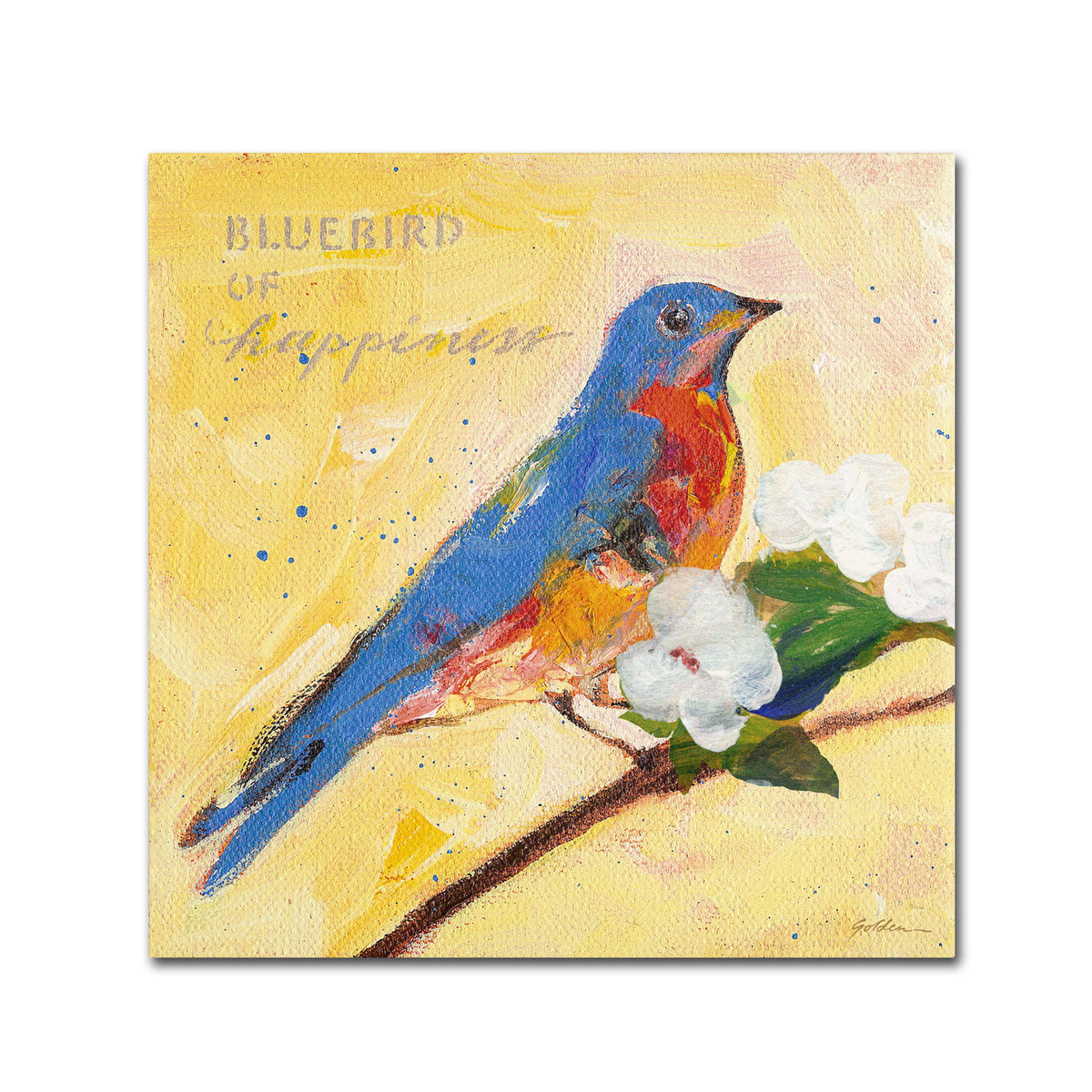 Bluebird Canvas Art M6699