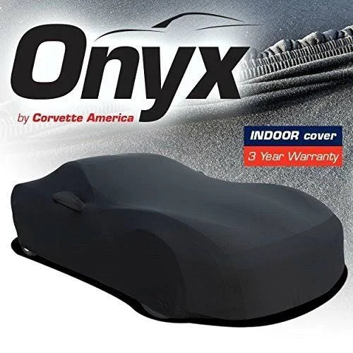 Onyx Black Satin Custom Fit Stretch Indoor Car Cover P9086