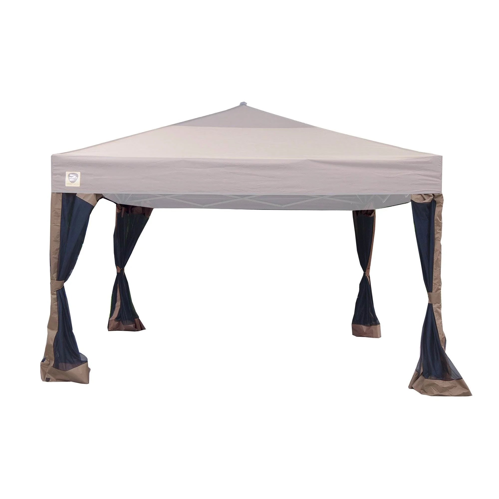 12 x 12 Ft Portable Canopy with Mesh Wall Screen Room Attachment U5998