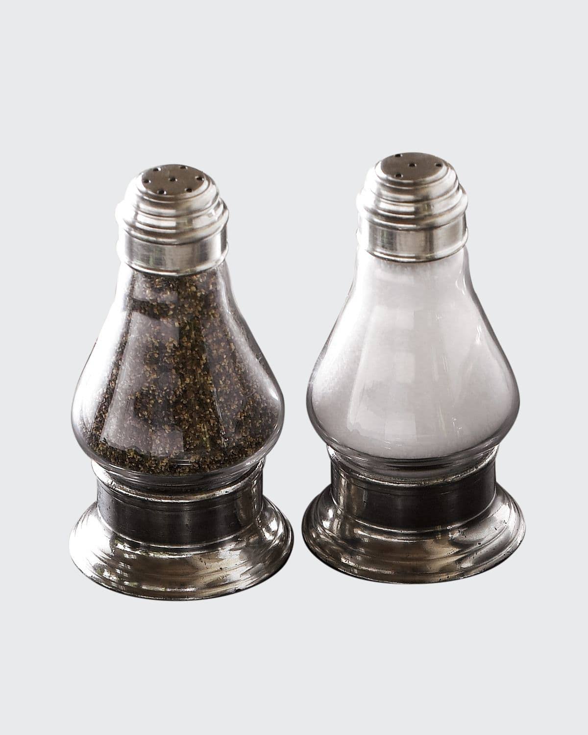 Pewter Siena Salt & Pepper Set Y6836