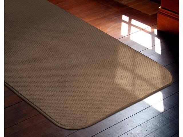 Toffee Brown 8 ft x 27 in Skid-Resistant Carpet Runner I48979