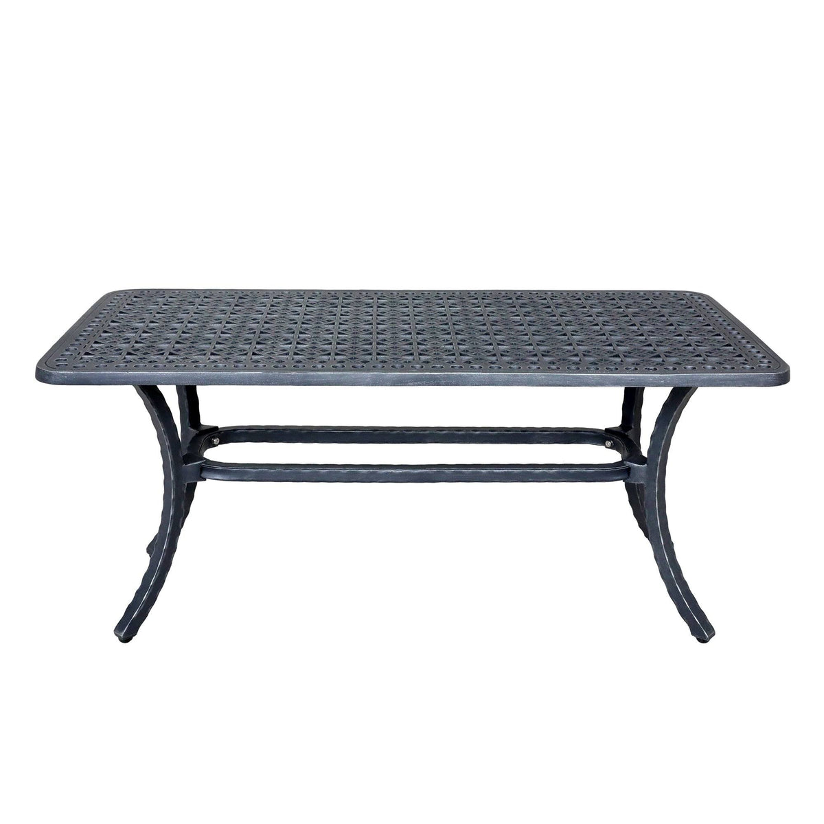 Gray Cast Aluminum Coffee Table H923414