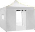 Pop Up Canopy Tent 10x10 Commercial Instant Canopy (Silver Gray) I66980