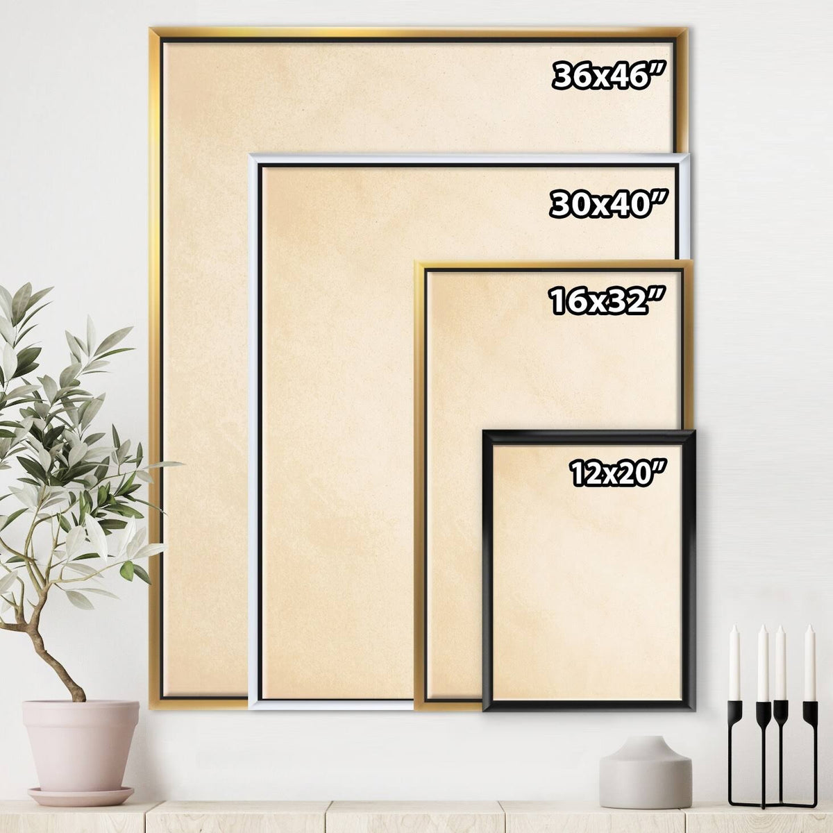 Vintage Sport Framed Canvas - Black - 34 in. Wide x 44 in. High M530