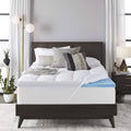 4-Inch Dual Layer Gel Memory Foam Mattress Topper, Full S125876