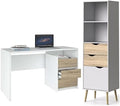 2 Piece Furniture Set with Bookcase and Writing Desk O2221