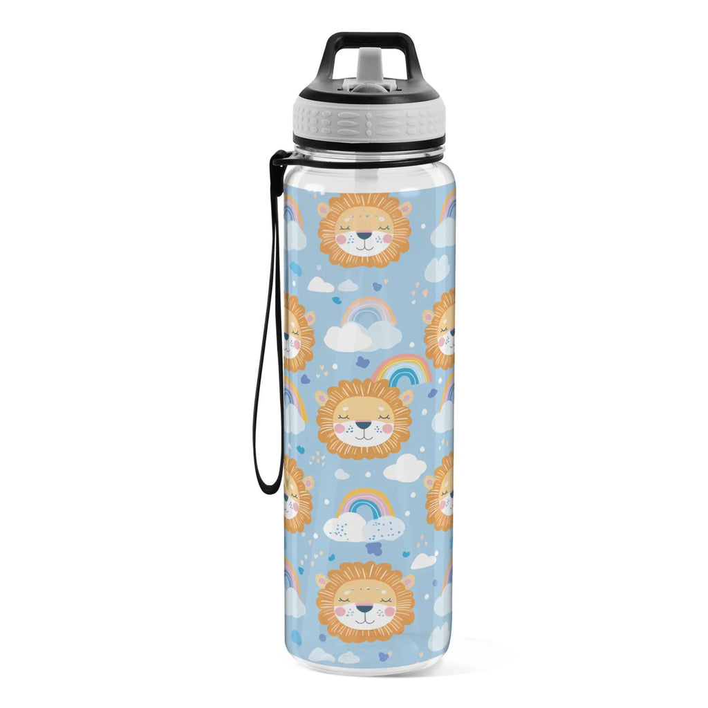 32oz Clear Triton Sports Water Bottle with Straw C926321