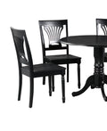 Black Contemporary Side Chair R44936