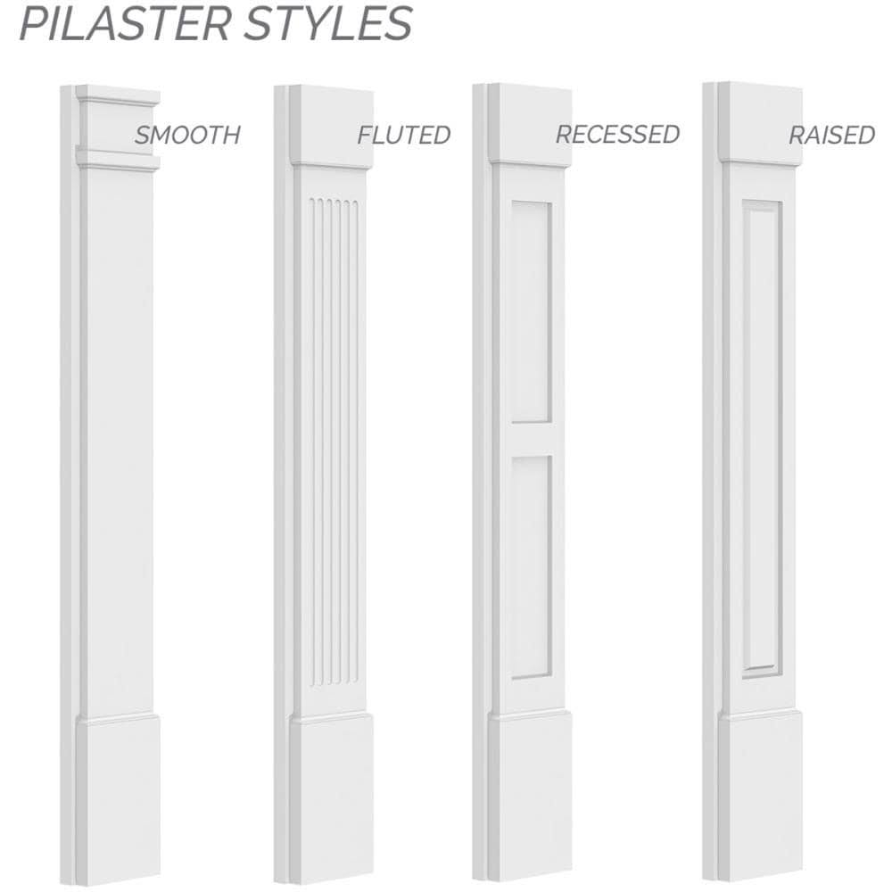Raised Panel PVC Pilaster (Pair) K899184