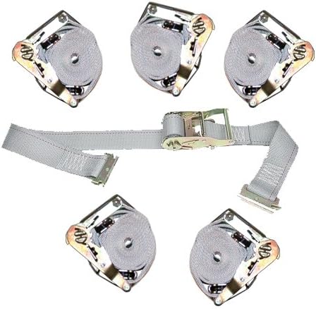 Heavy Duty Ratchet Straps 2" x 16' with E-Track Fittings G6021
