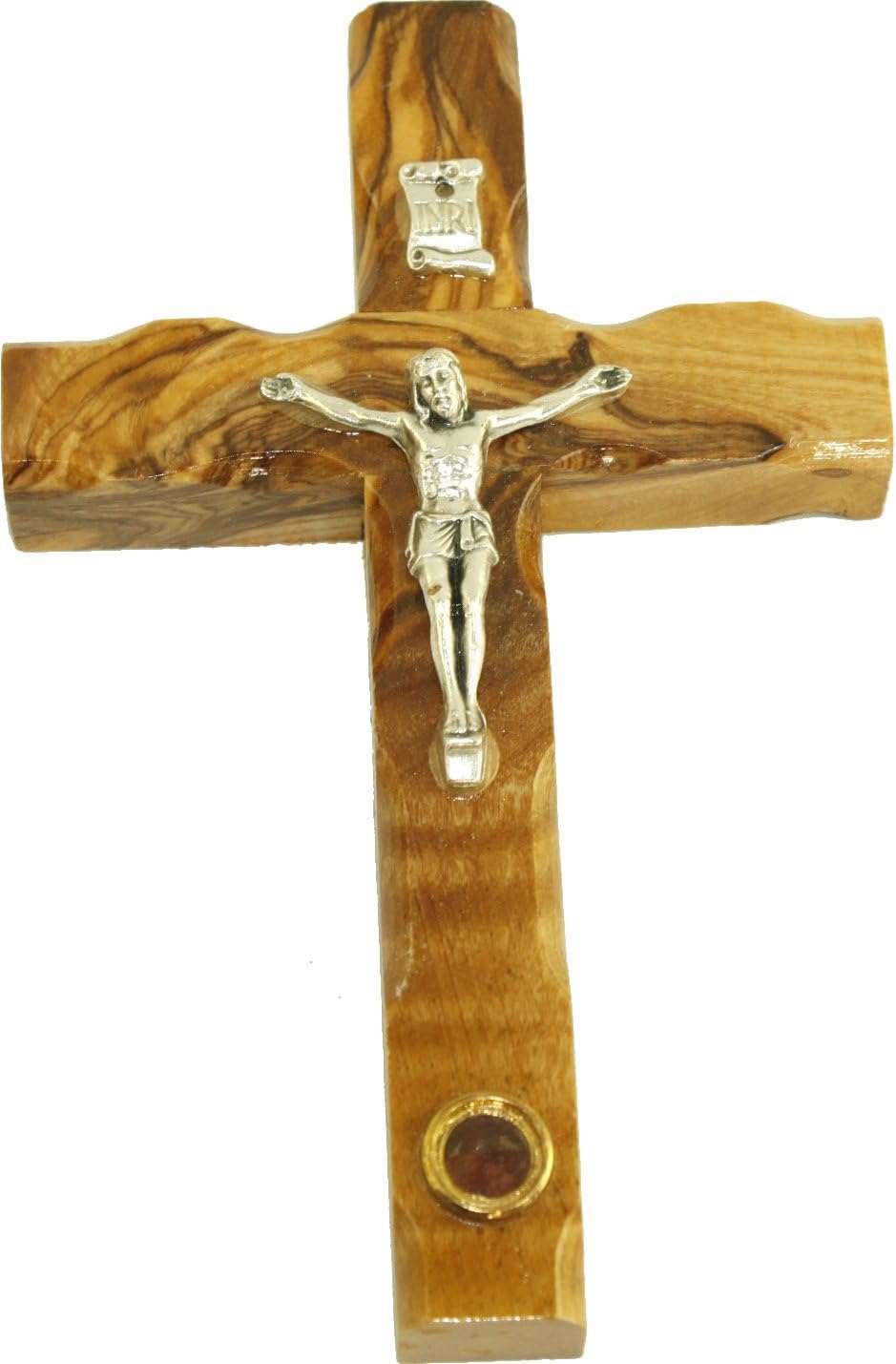 Olive Wood Cross with Certificate and Lord Prayer Card (4.75 Inches) Pack of 2 X565761