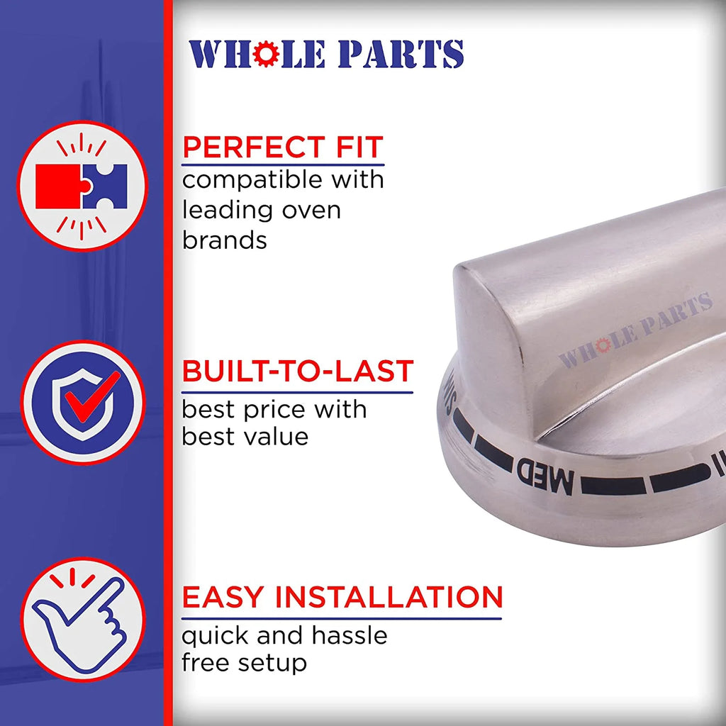 Range or Burner Knob Replacement for Bosch, Thermador, Gaggenau Ovens & Ranges A3958