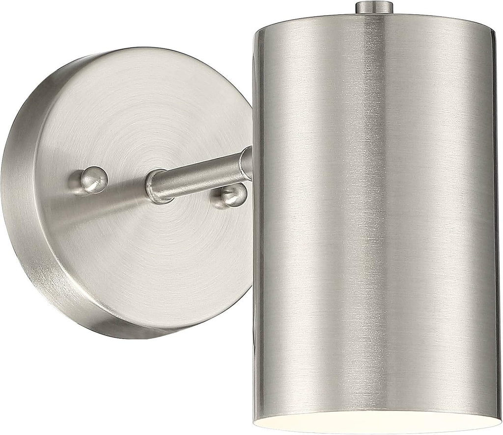 Brushed Nickel Metal Wall Mounted Lamp Light Fixture K4415