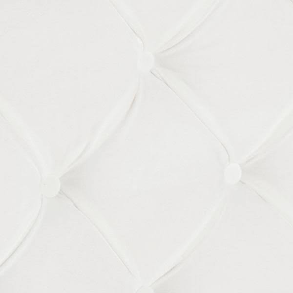 White King Tufted Velvet Headboard D30545