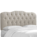 King Velvet Tufted Headboard C15791