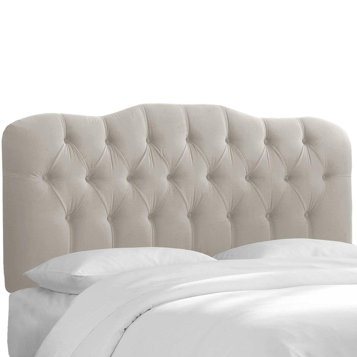 King Velvet Tufted Headboard C15791