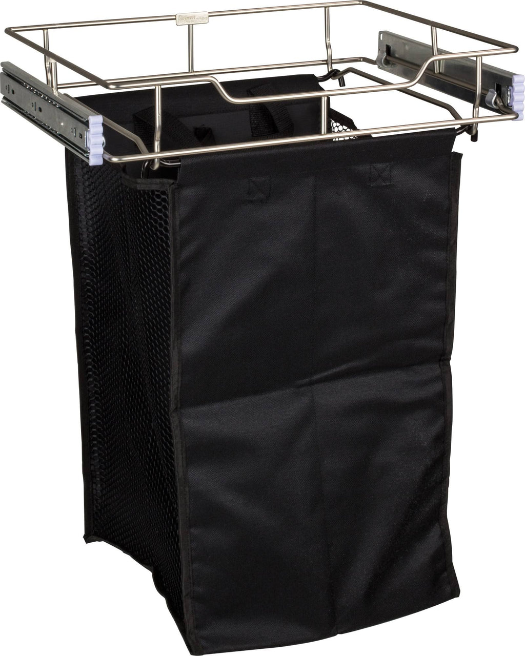 Satin Nickel 14x22 Pullout Hamper I71259