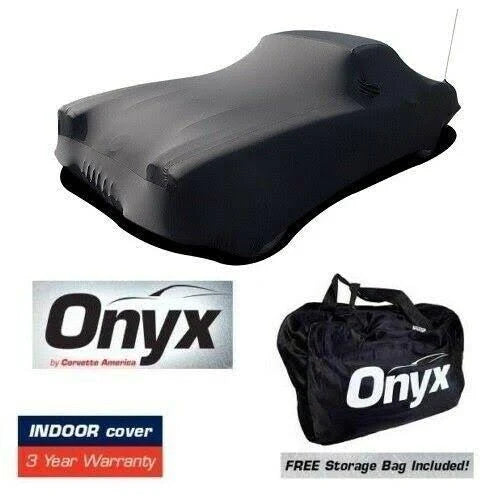 Onyx Black Satin Custom Fit Stretch Indoor Car Cover P9086