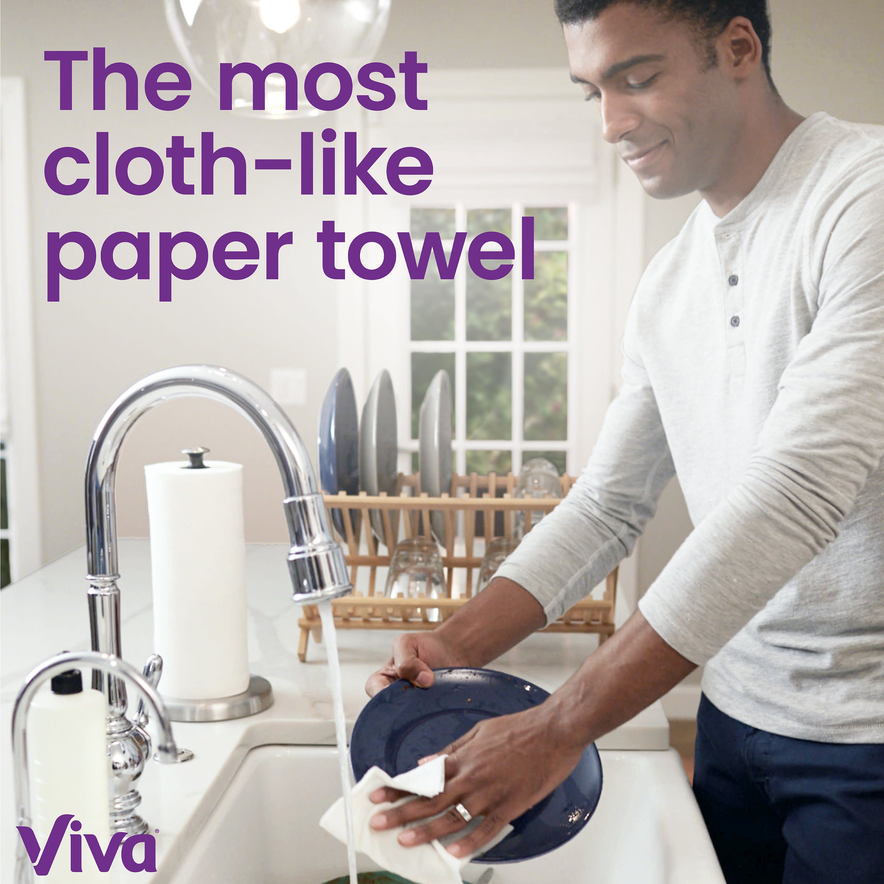 Cloth Paper Towels, 1 Double Roll C809472