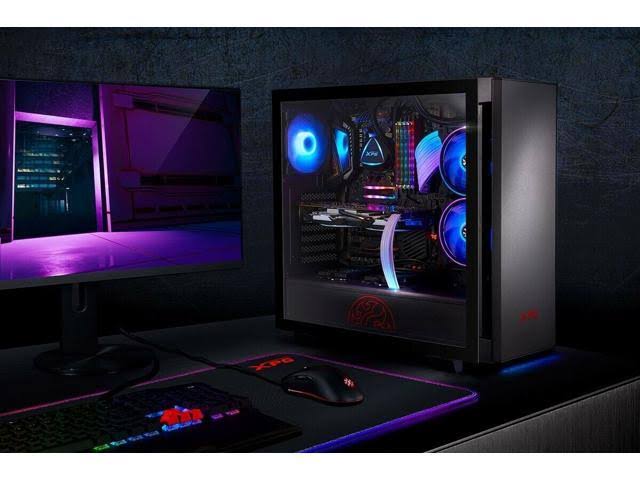 Black ATX Mid-Tower Case J399860