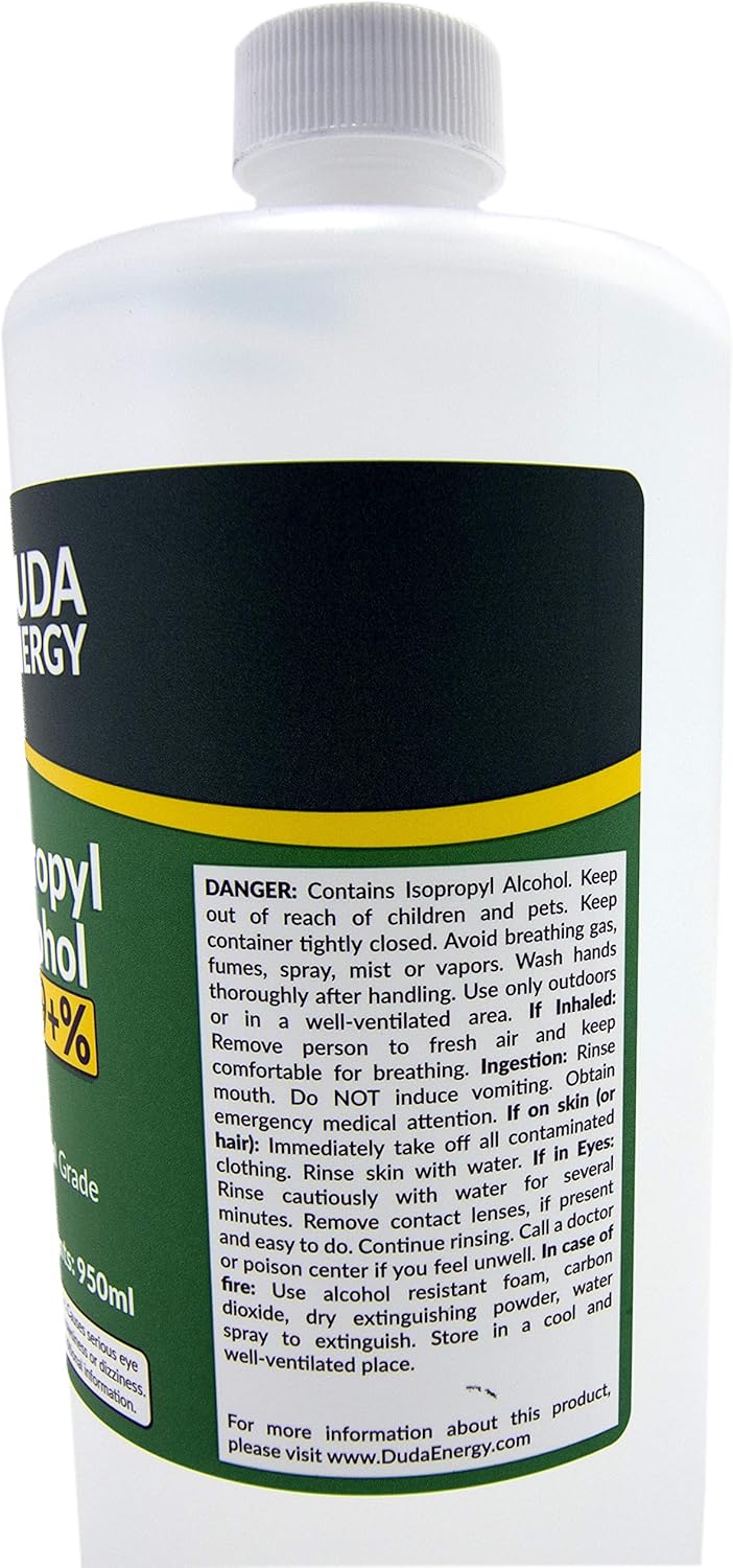 Isopropyl Alcohol Concentrated Rubbing Alcohol, White, 640 Fl Oz F795889